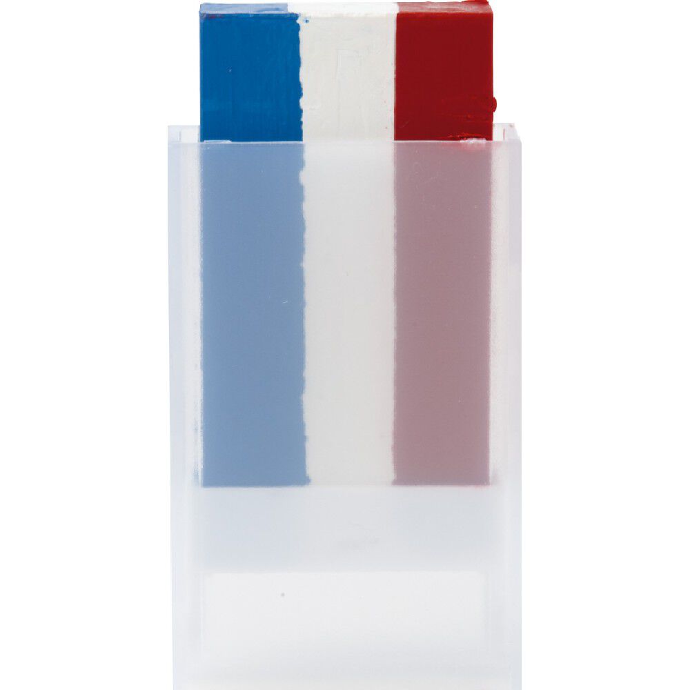 Maquillage stick minéral tricolore supporter France