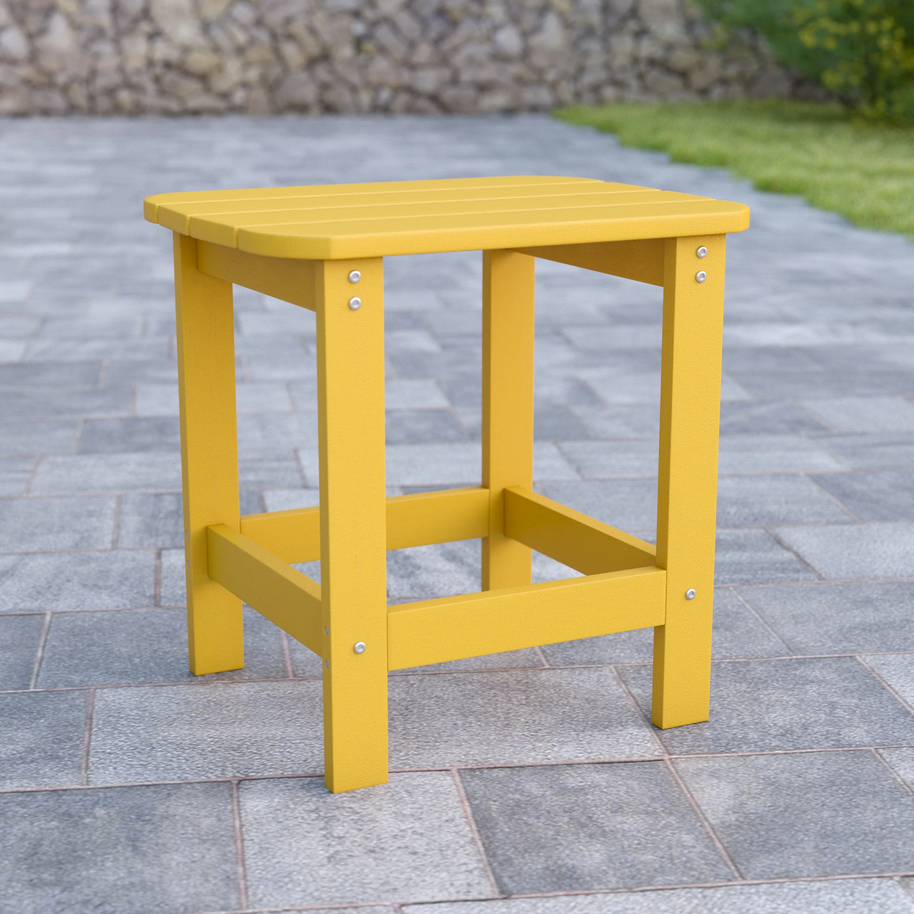 All-Weather Poly Resin Adirondack Side Table - Patio Table