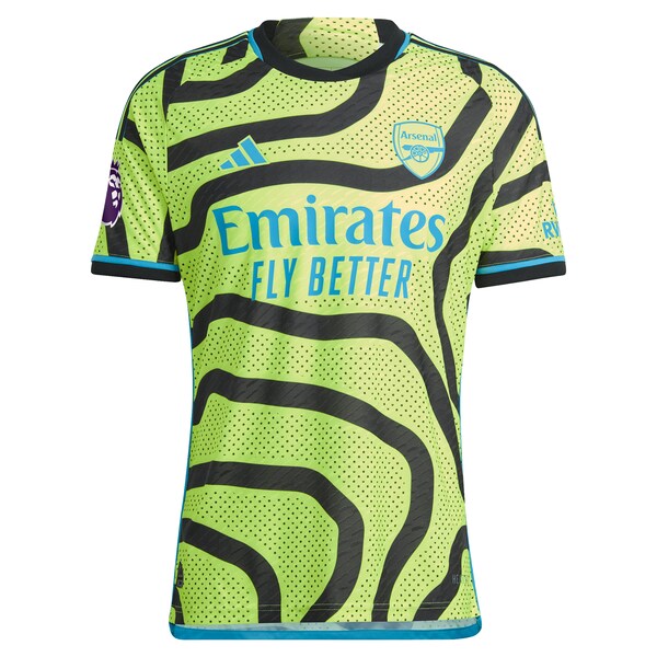 Arsenal adidas 2023/24 Away Authentic Custom Jersey - Yellow