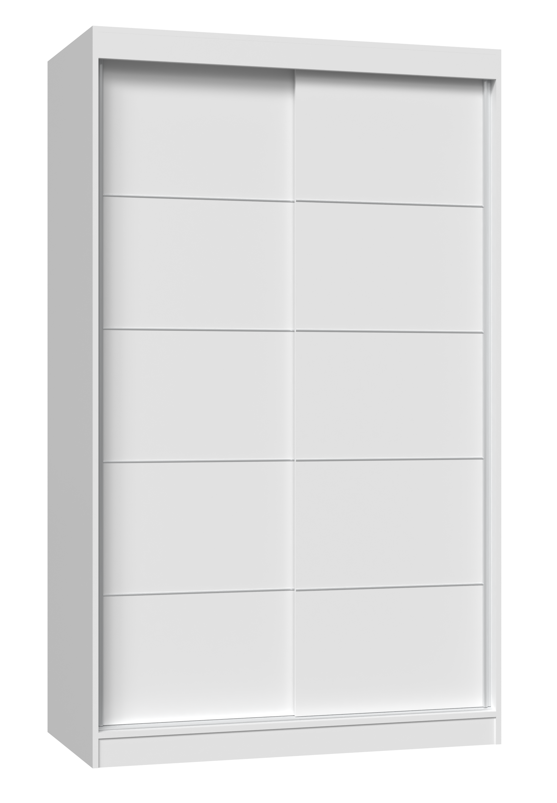 Szafa przesuwna Iga 120 cm ze szprosami biała