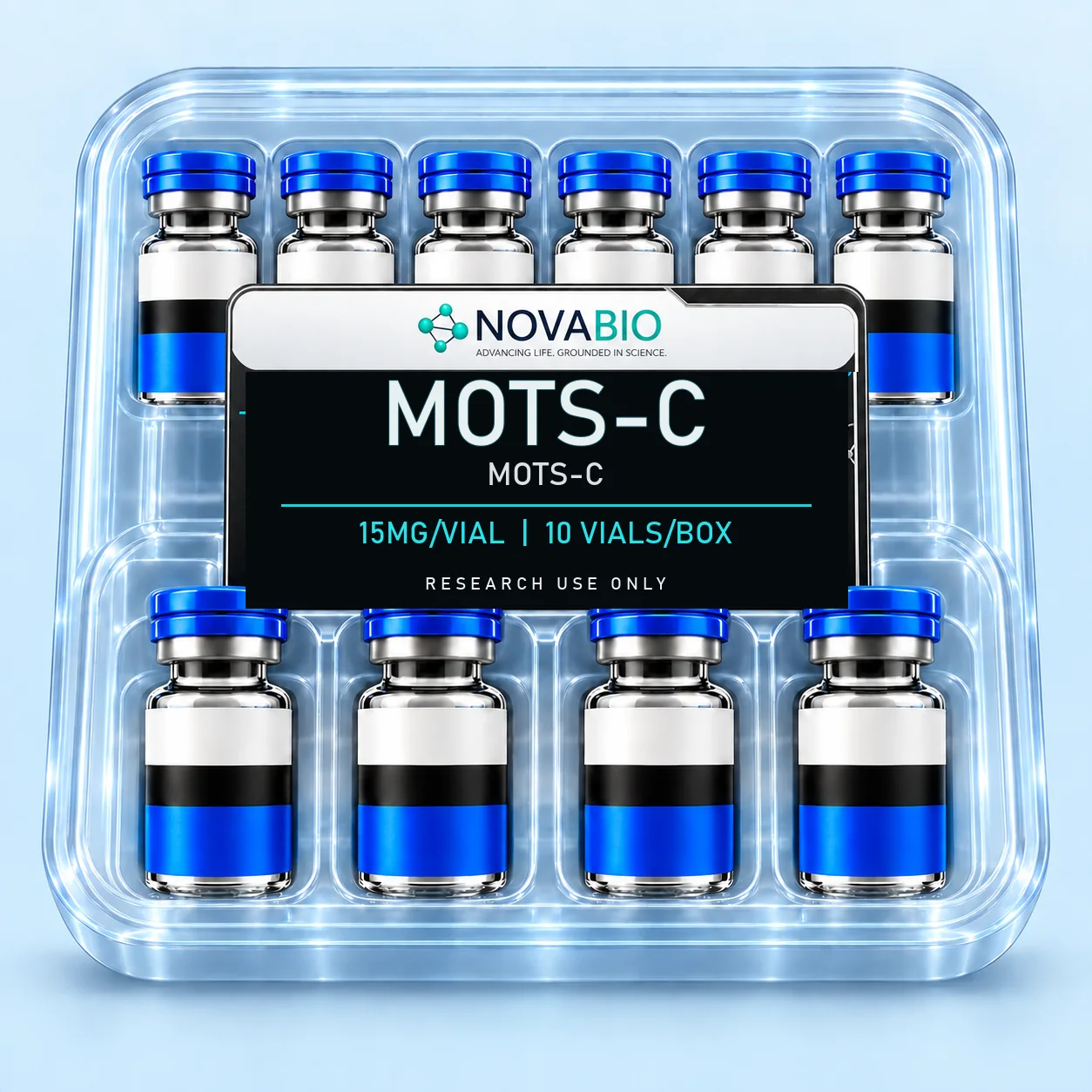 NOVABIO MOTS-c 15MG per vial, 10 VIALS research product
