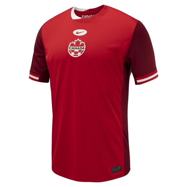 Canada Soccer Nike Men's 2024 Home Replica Jersey - Red
