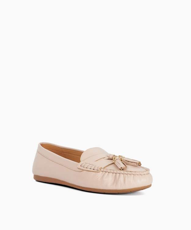Geen Blush - Leather Wide Fit Casual Loafers