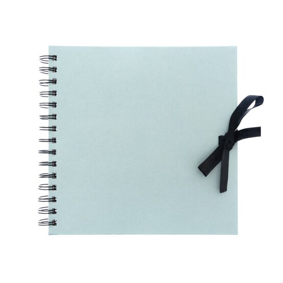 Spiral Bound Pastel Blue Scrapbook 12 x 12 Inches