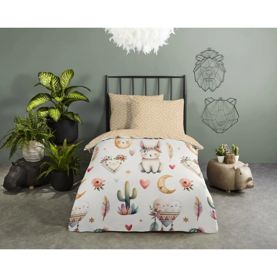 Goodmorning Peuter Dekbedovertrek Boho Multi-Ledikant (100 x 135 cm)