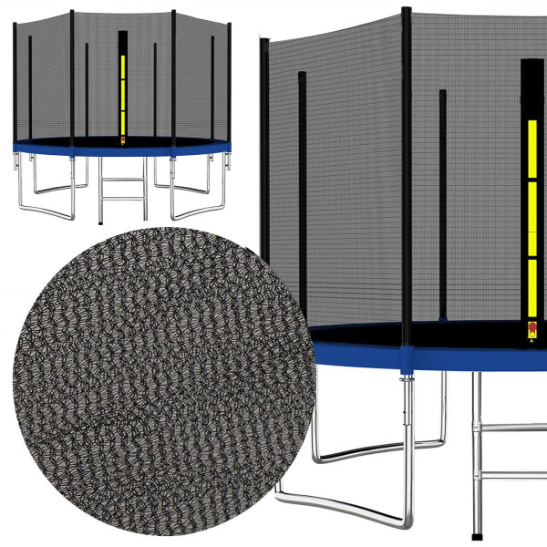 Siatka do trampoliny zewnętrzna 13FT 396 cm 8 słupków