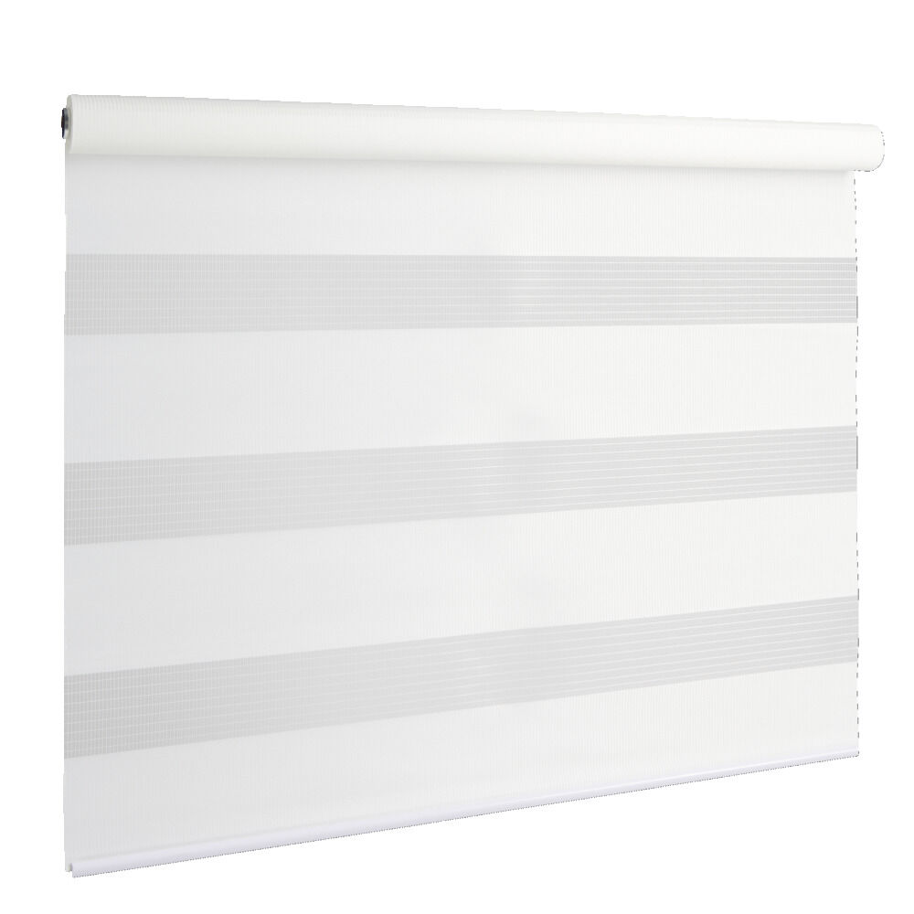 Store enrouleur avec ou sans perçage jour nuit blanc 55x160cm