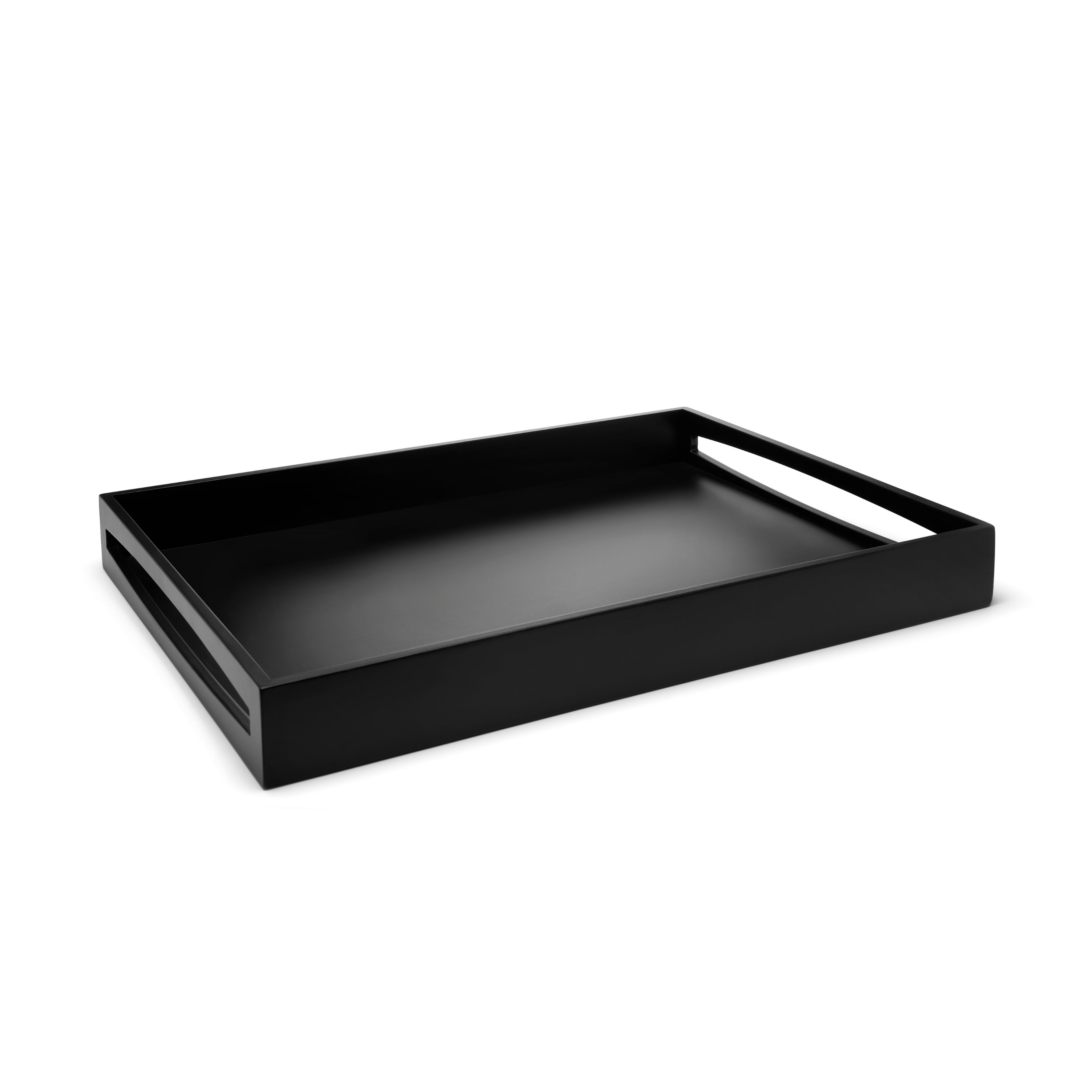 Leopold Vienna - Dienblad rechthoek 55x40x6cm MDF zwart