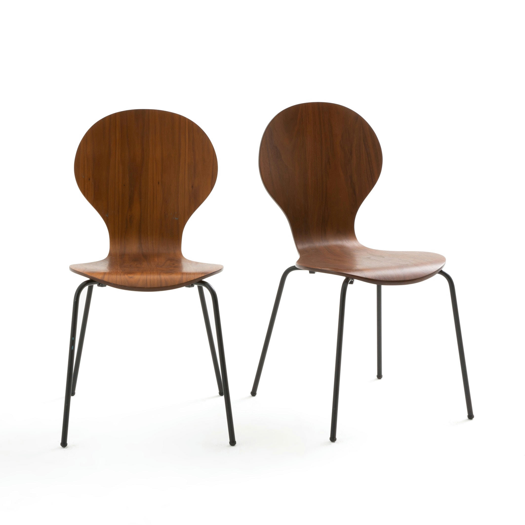 Lot de 2 chaises empilables, Watford