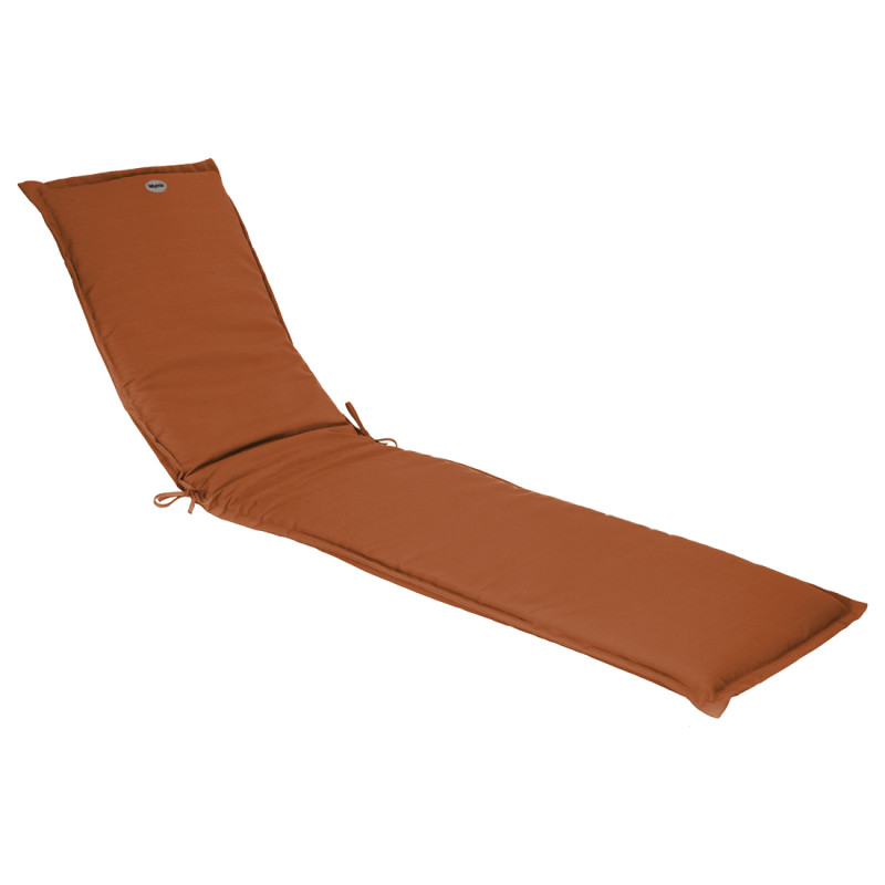 Coussin pour lit de soleil Koraï terracotta 190 x 60 cm
