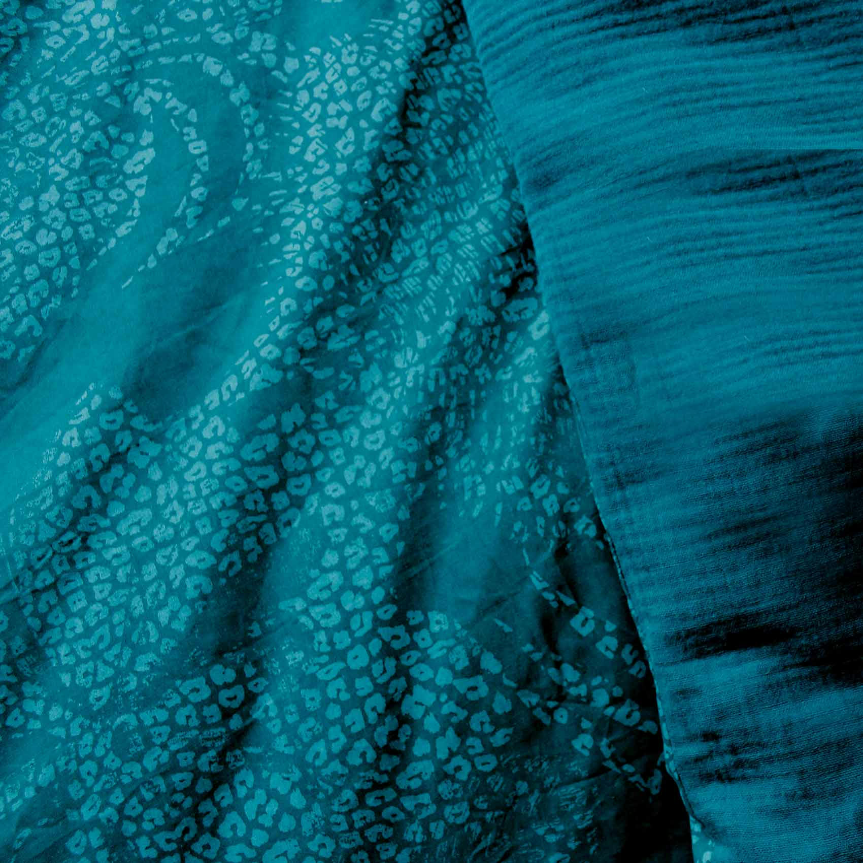 SUMATRA - Parure de lit 2 places sumatra avec imprimé longueur 260 cm x