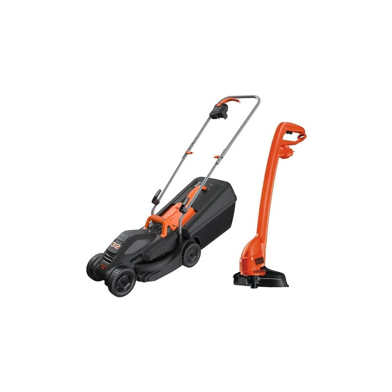 Pack tondeuse électrique 1000 W et coupe-bordure 250 W BLACK&DECKER