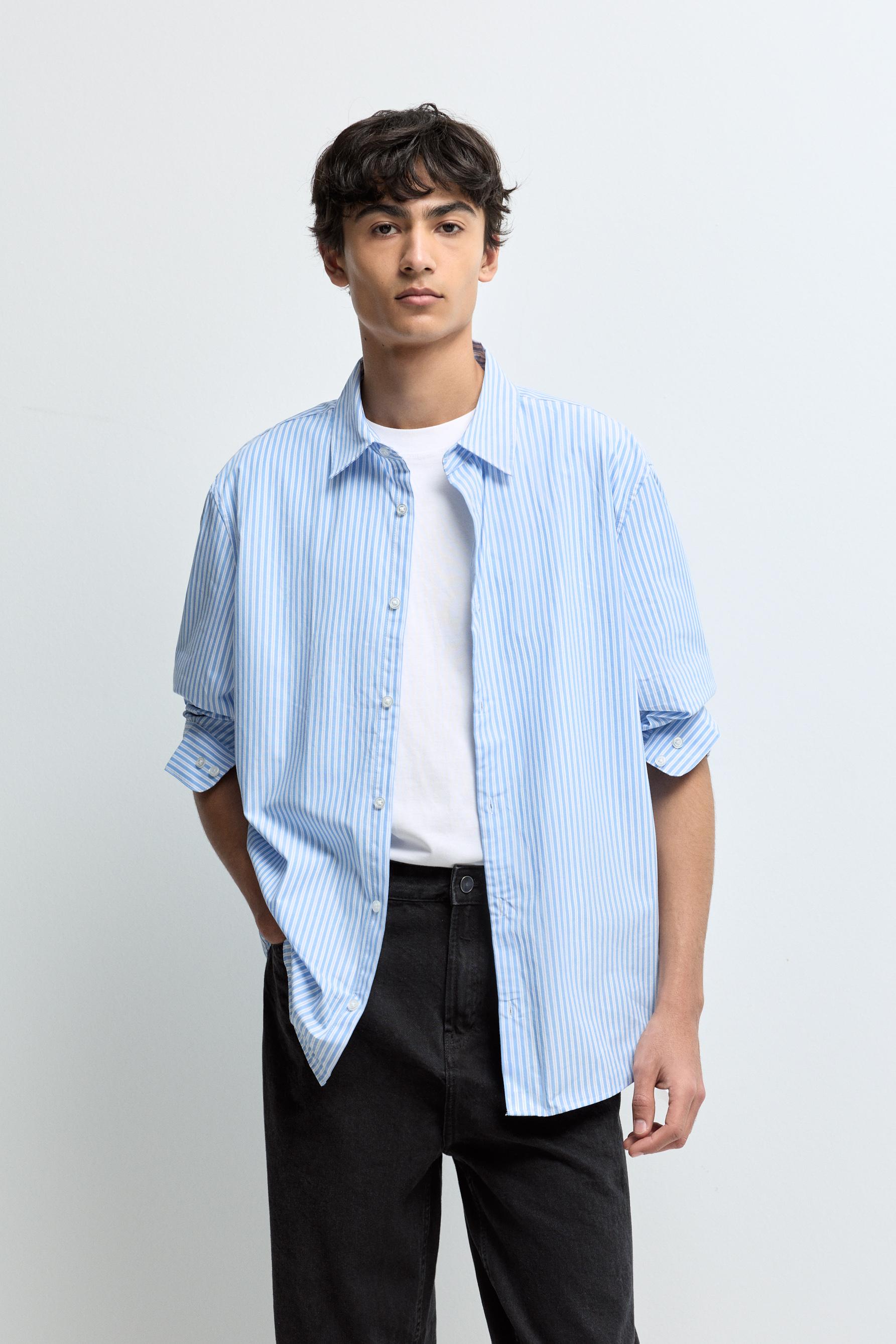 Camisa rayas regular fit