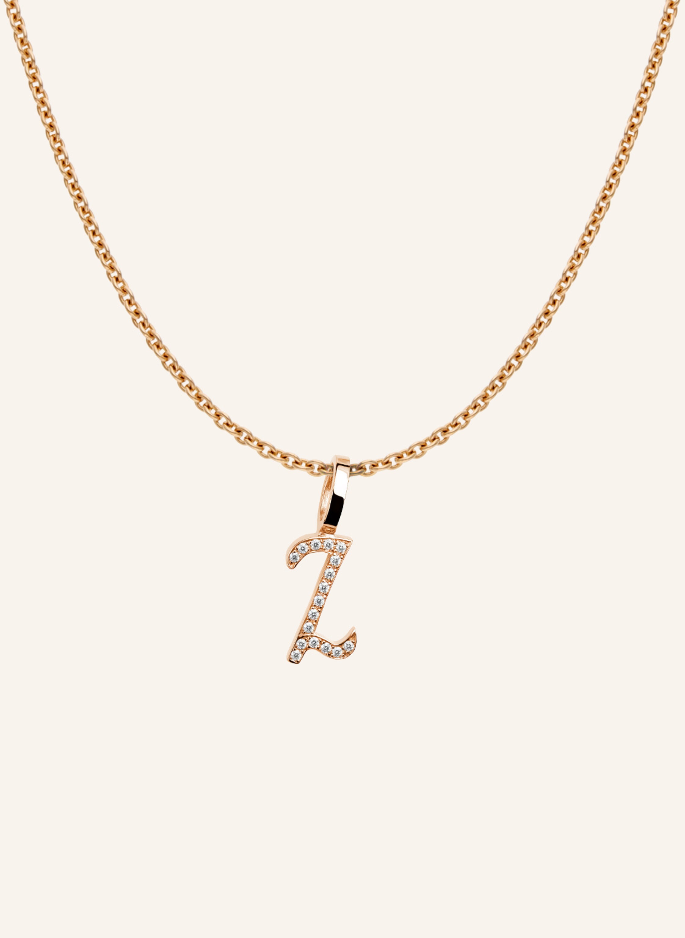 CADA Kette TINY DIAMOND LETTER Z