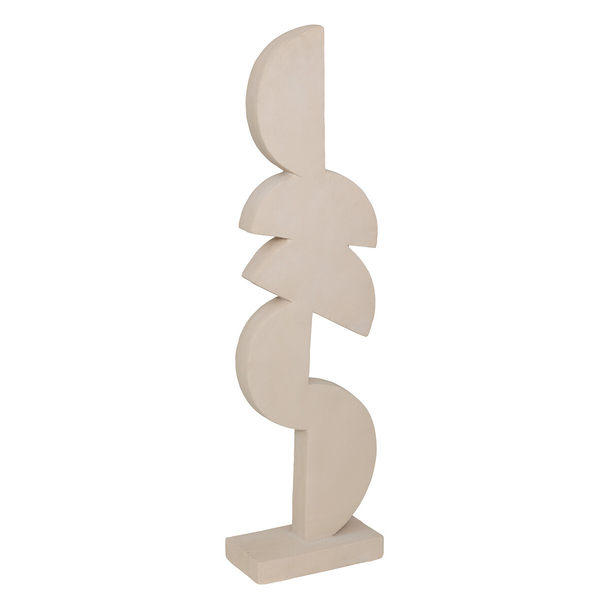 Table decoration "Leya" Beige, H.95 cm