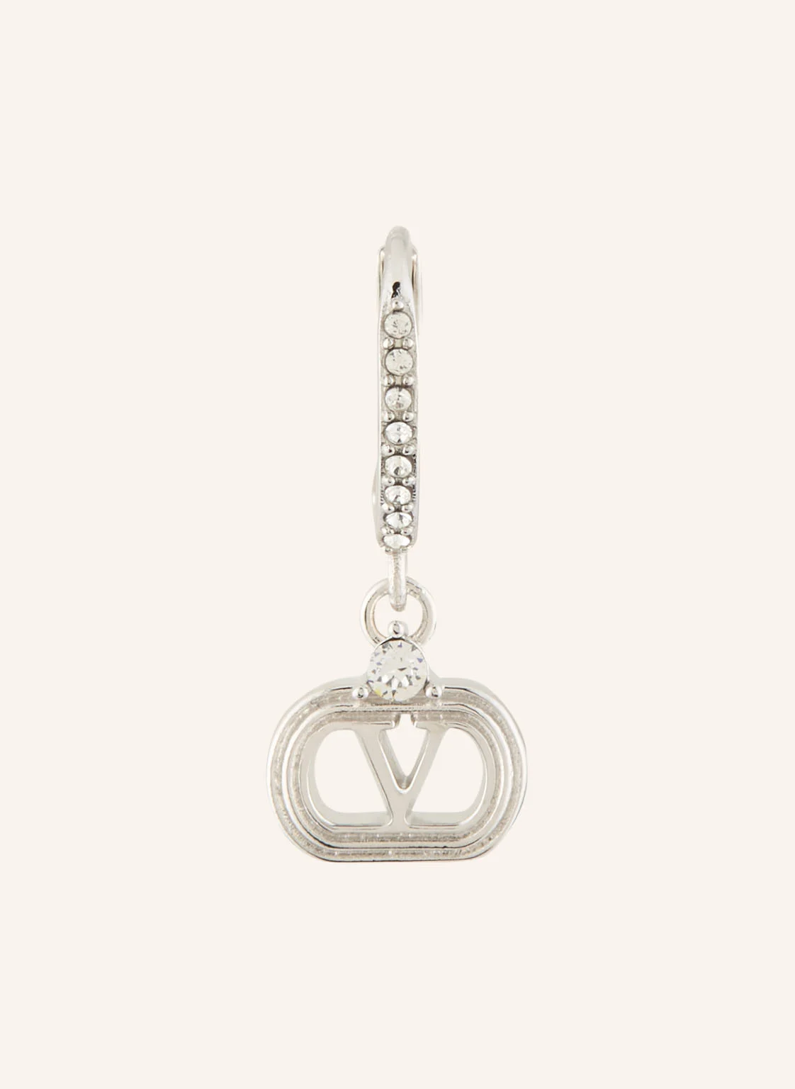 VALENTINO GARAVANI Ohrhänger VLOGO OVALETTE mit Swarovski Kristallen