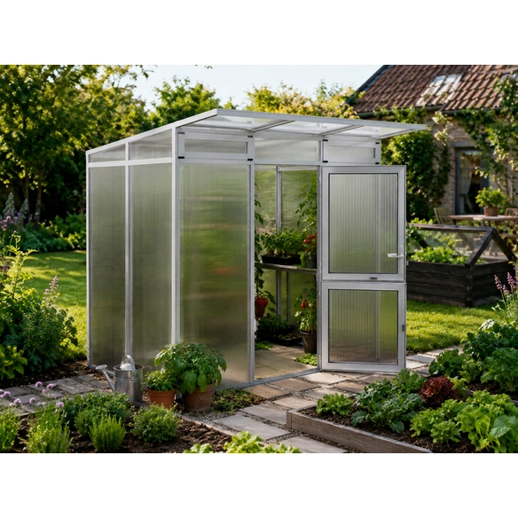 Gewächshaus »Santini«, 3,5 m², silberfarben