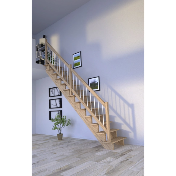 Systemtreppe »Lindos«, 13 Stufen, max. Geschosshöhe 300 cm