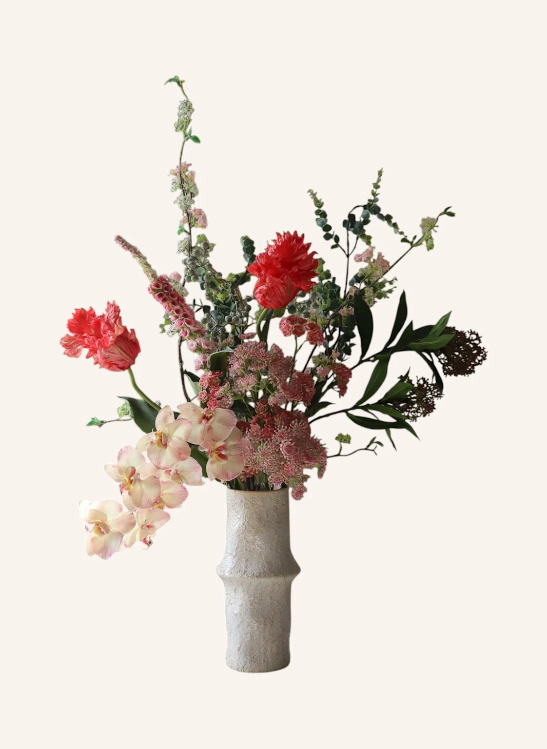 Botané Künstlicher Blumenstrauß DEEP BLUSH