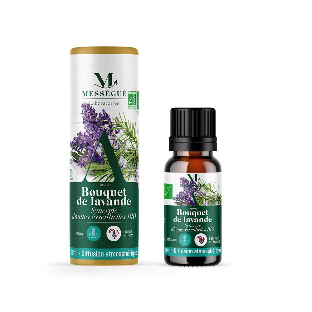 Synergie d'huiles essentielles bio bouquet de lavande Mességué 10ml