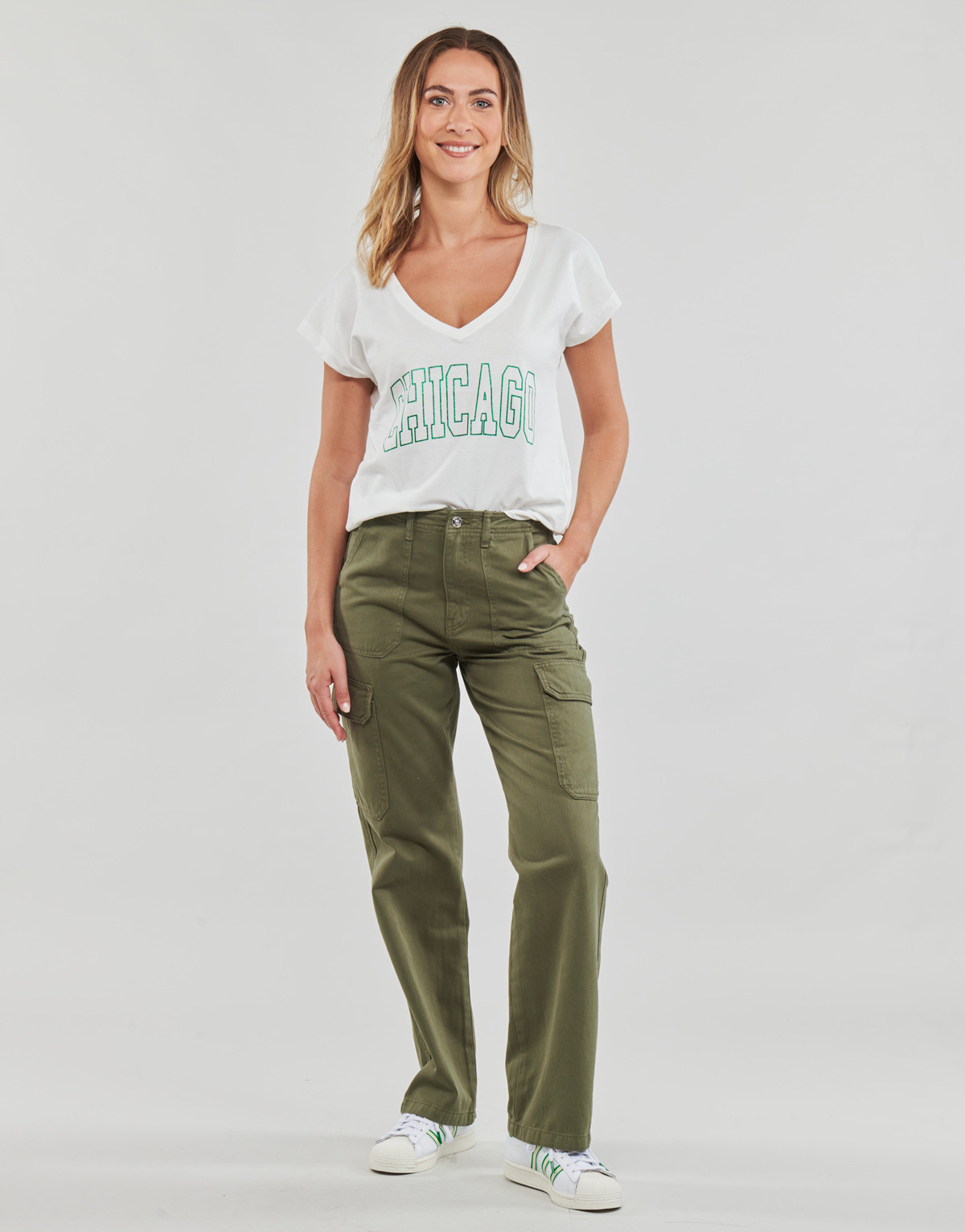 Only - ONLMALFY CARGO PANT PNT - Kaki