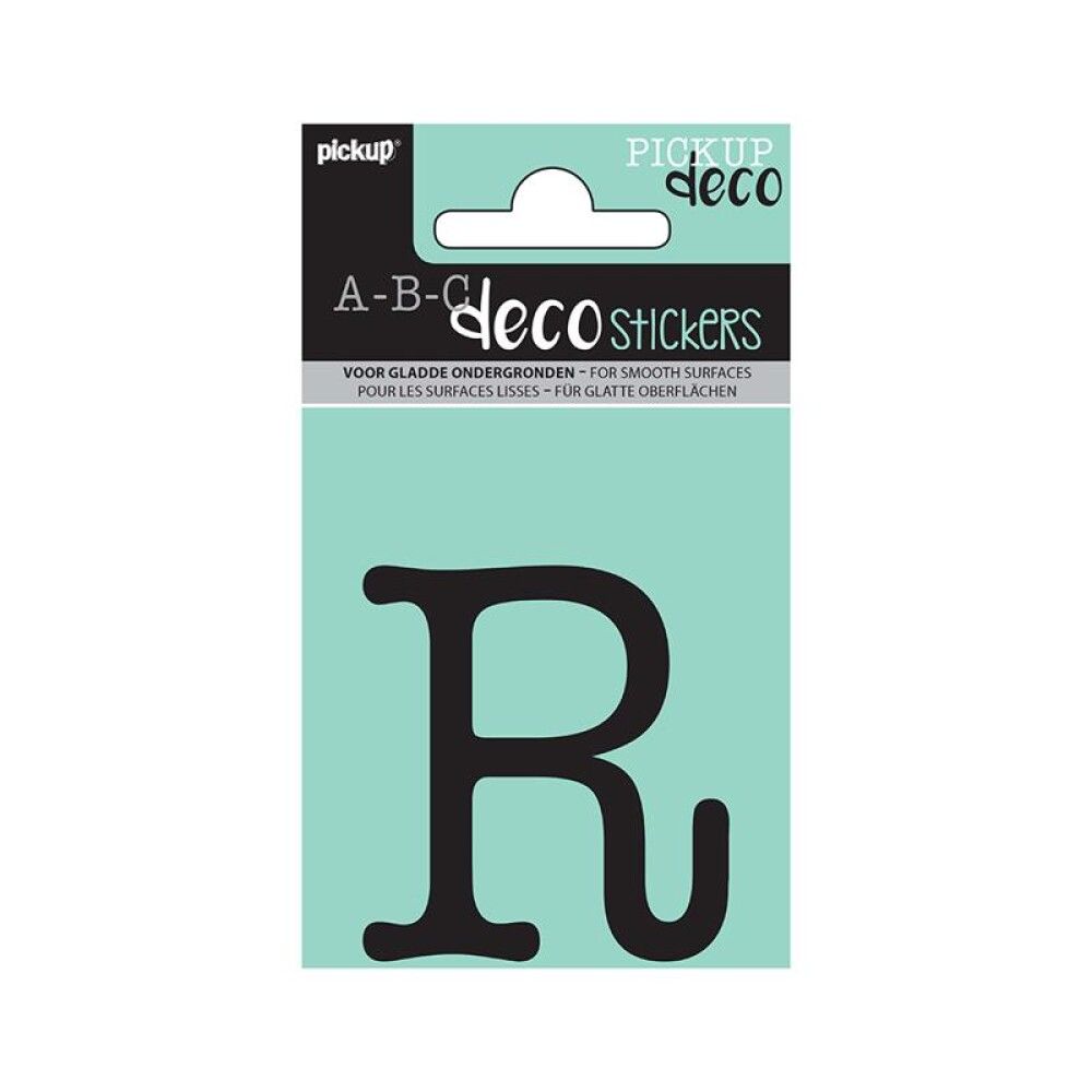 SKILT PICKUP ABC DECO MAUD 60 MM R SORT