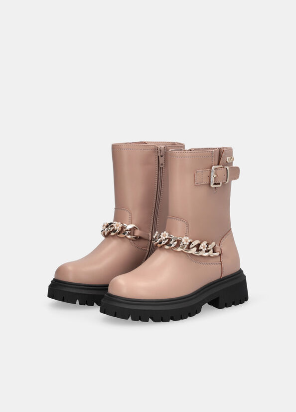 Biker boot con catena gioiello