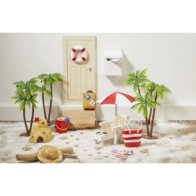 Figur 4er-Set Mini-Utensilien Seestern