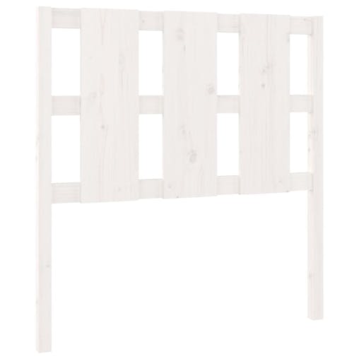 NNEVL Bed Headboard White 95.5x4x100 cm Solid Wood Pine