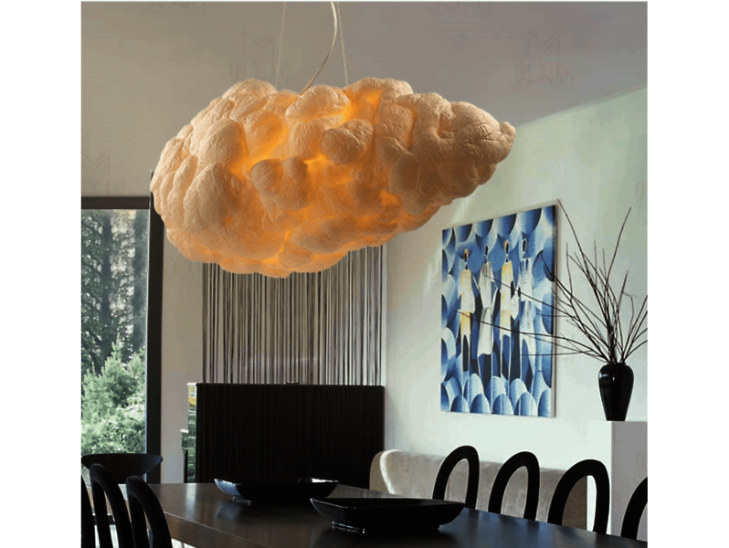 Lampa wisząca Cloud 70 cm biała