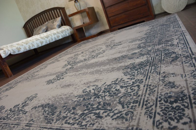 Dywan Vintage Rozeta 22206/085 szary 120x170 cm