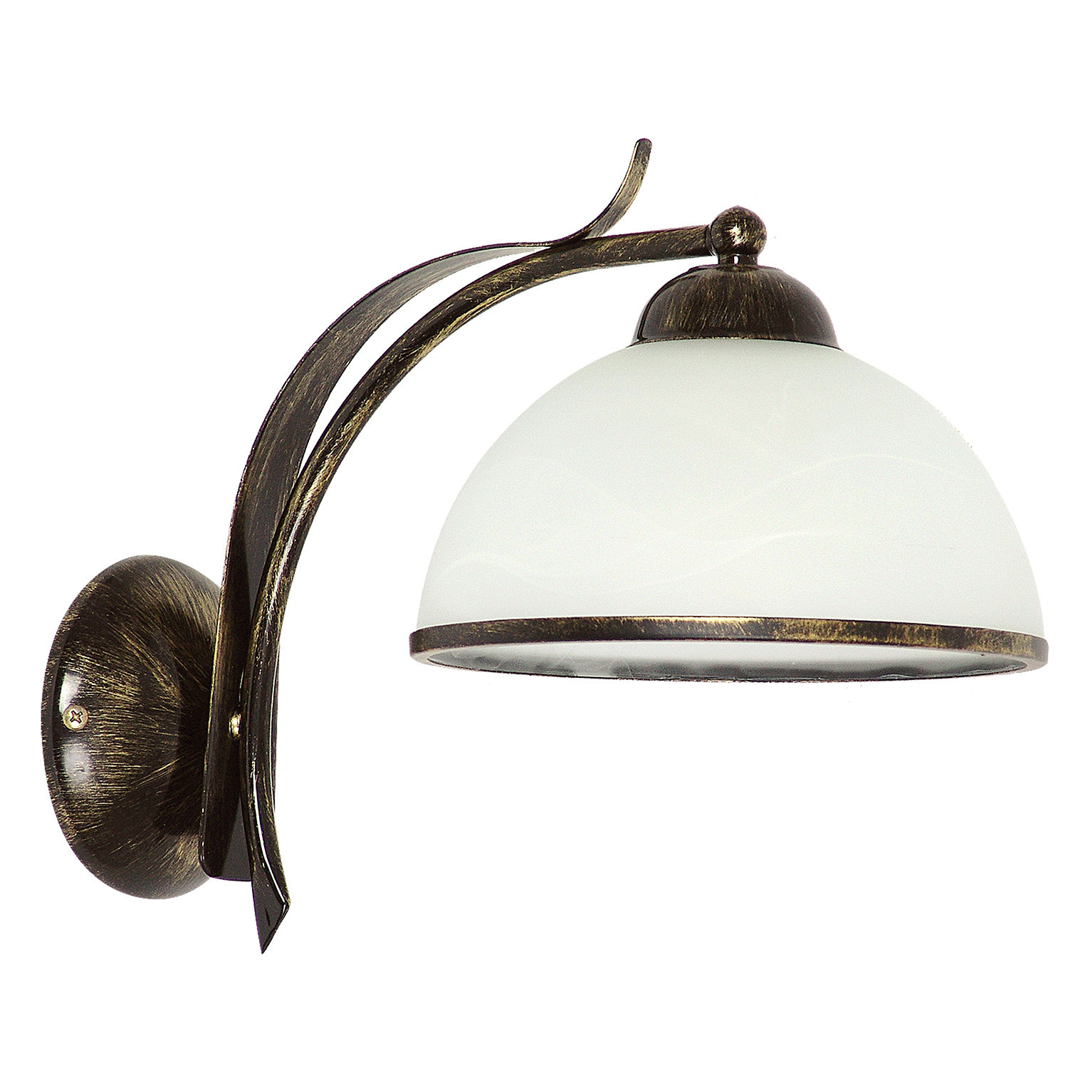 Kinkiet złoty Korfu 1xE27x15W wym:27x19x29cm IP20 Luminex