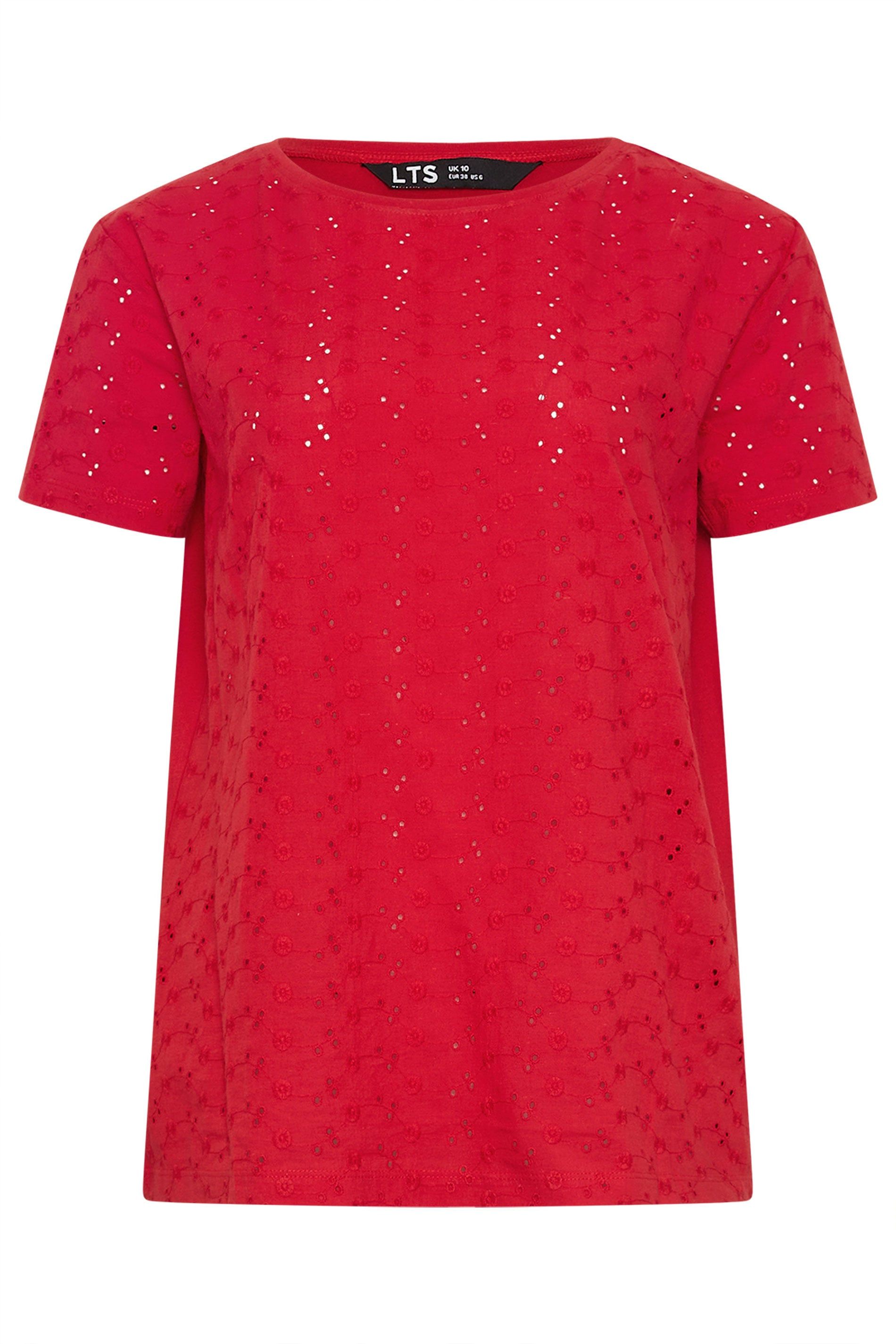 Long Tall Sally Tall Embroidered Front T-Shirt