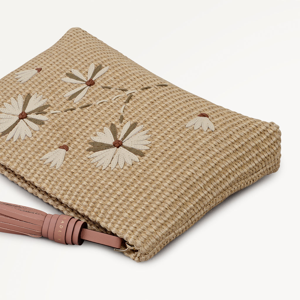 Picton Place - Raffia - Medium Ziptop Pouch