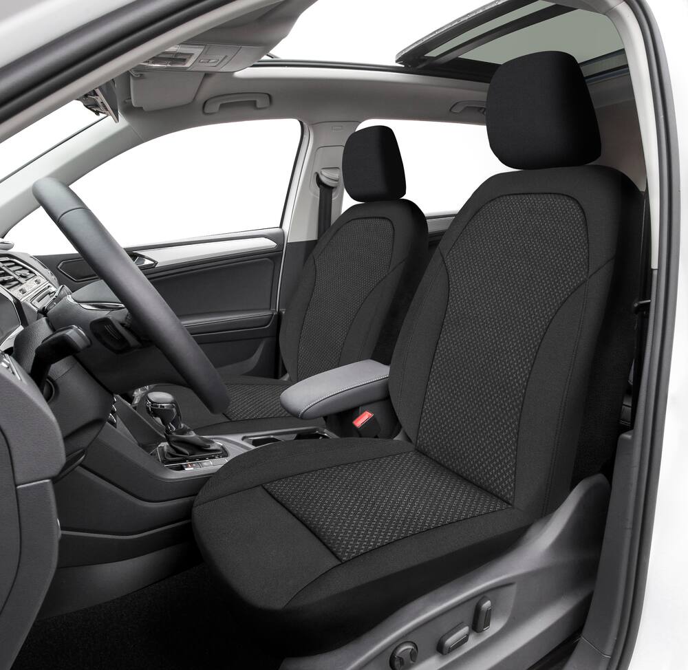 AutoTrends Jacquard Flex Fit Seat Cover, 2-pk