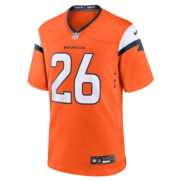 Devon Key Denver Broncos Nike Team Game Jersey -  Orange