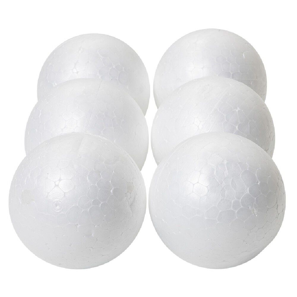 Boule de No&euml;l blanche x6