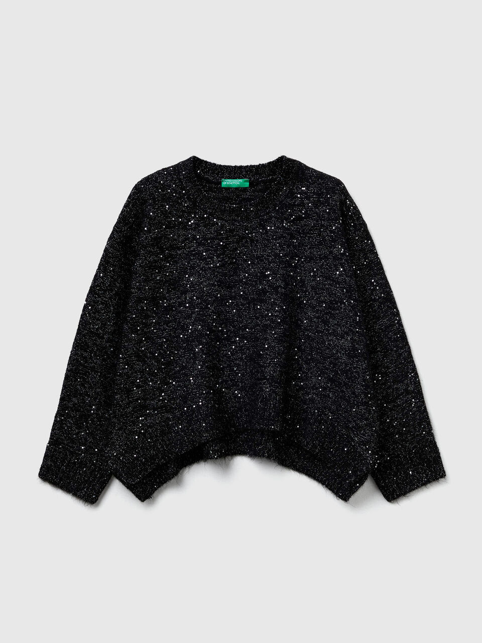 Sweater in wool and lurex blend