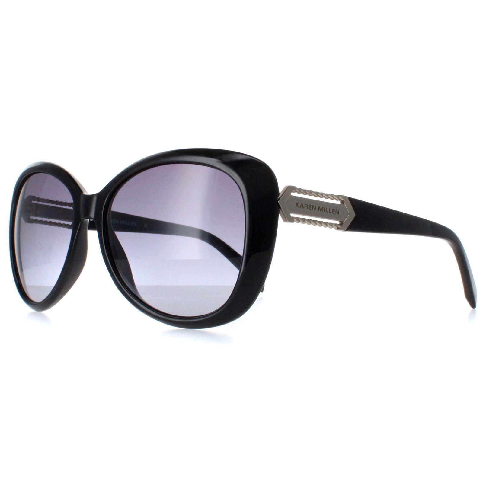 Karen Millen Butterfly Black Dark Grey Gradient KM5049