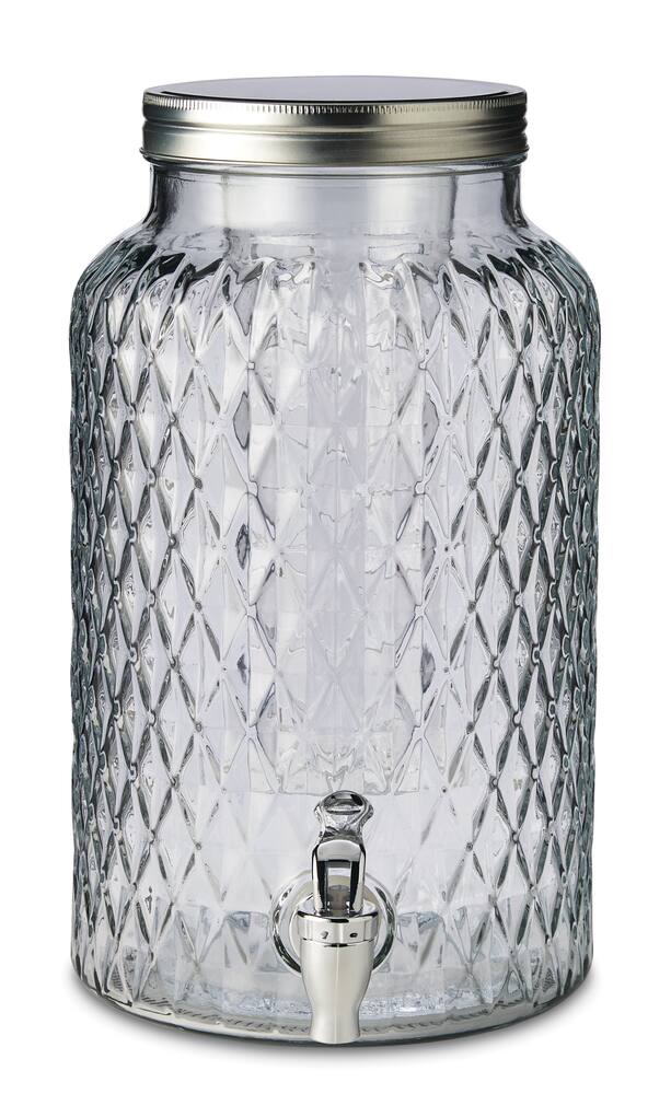 CANVAS Glass Drink Dispenser with Infuser, 5.5-L