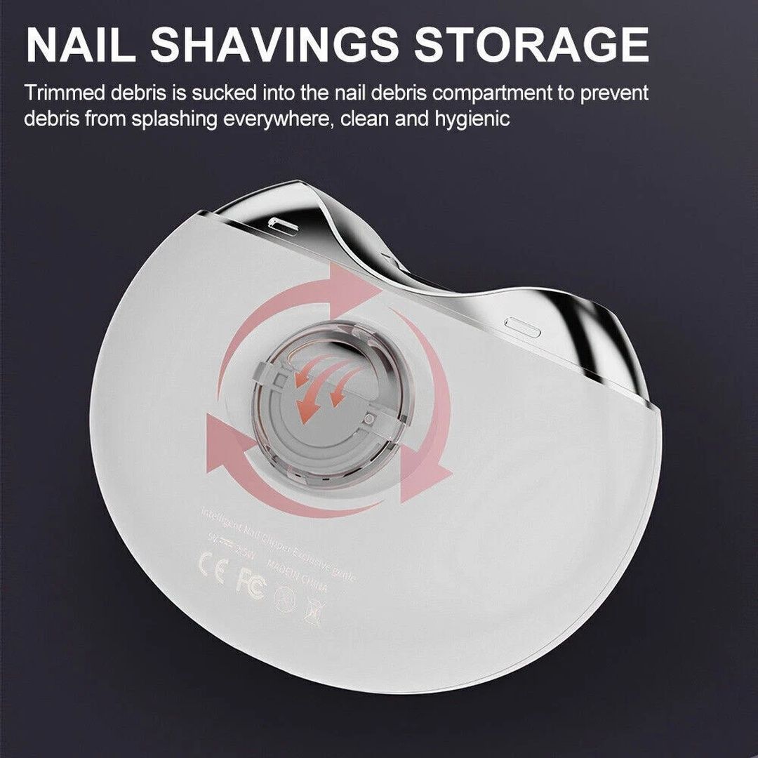Kelvenix Electric Automatic Nail Clippers white