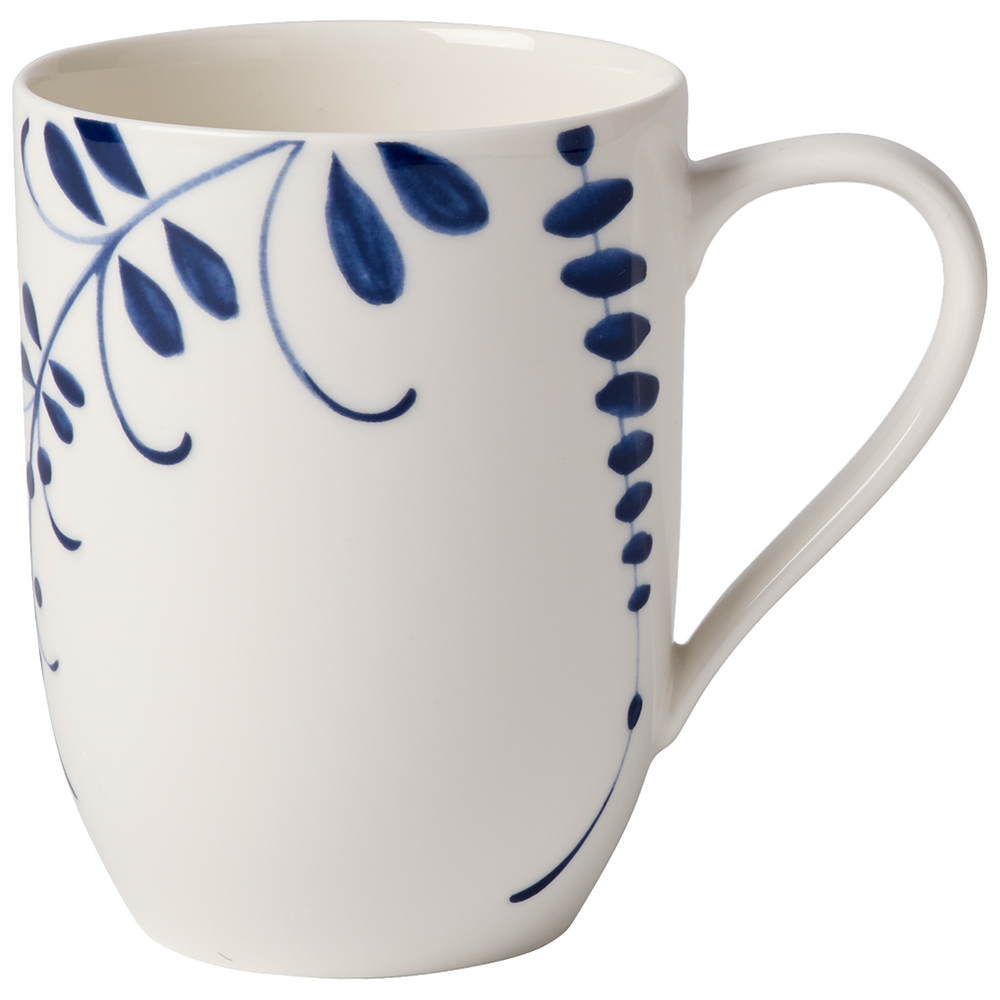Vieux Luxembourg Mug - White, 9.9 oz, Premium Porcelain