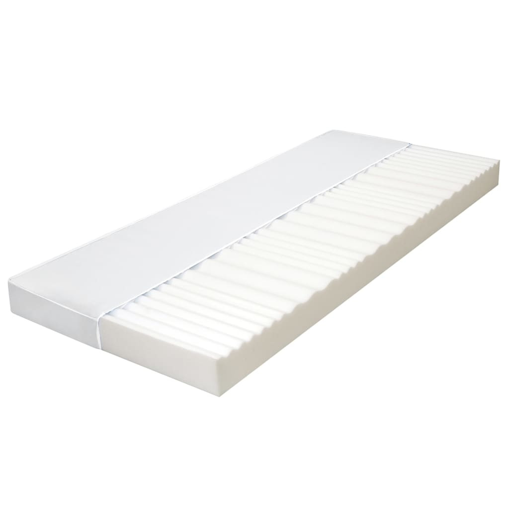 Materac Biały 120 x 200 cm Pianka vidaXL