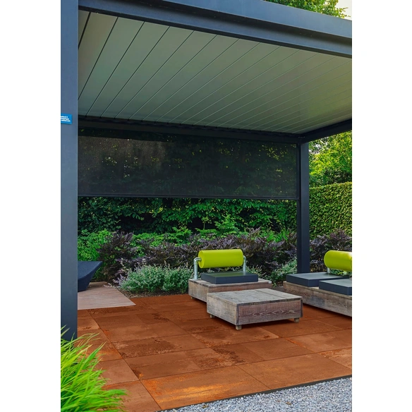 Terrassenplatte » Metallic Corten«, LxBxH: 120 x 60 x 2cm, Keramik, braun