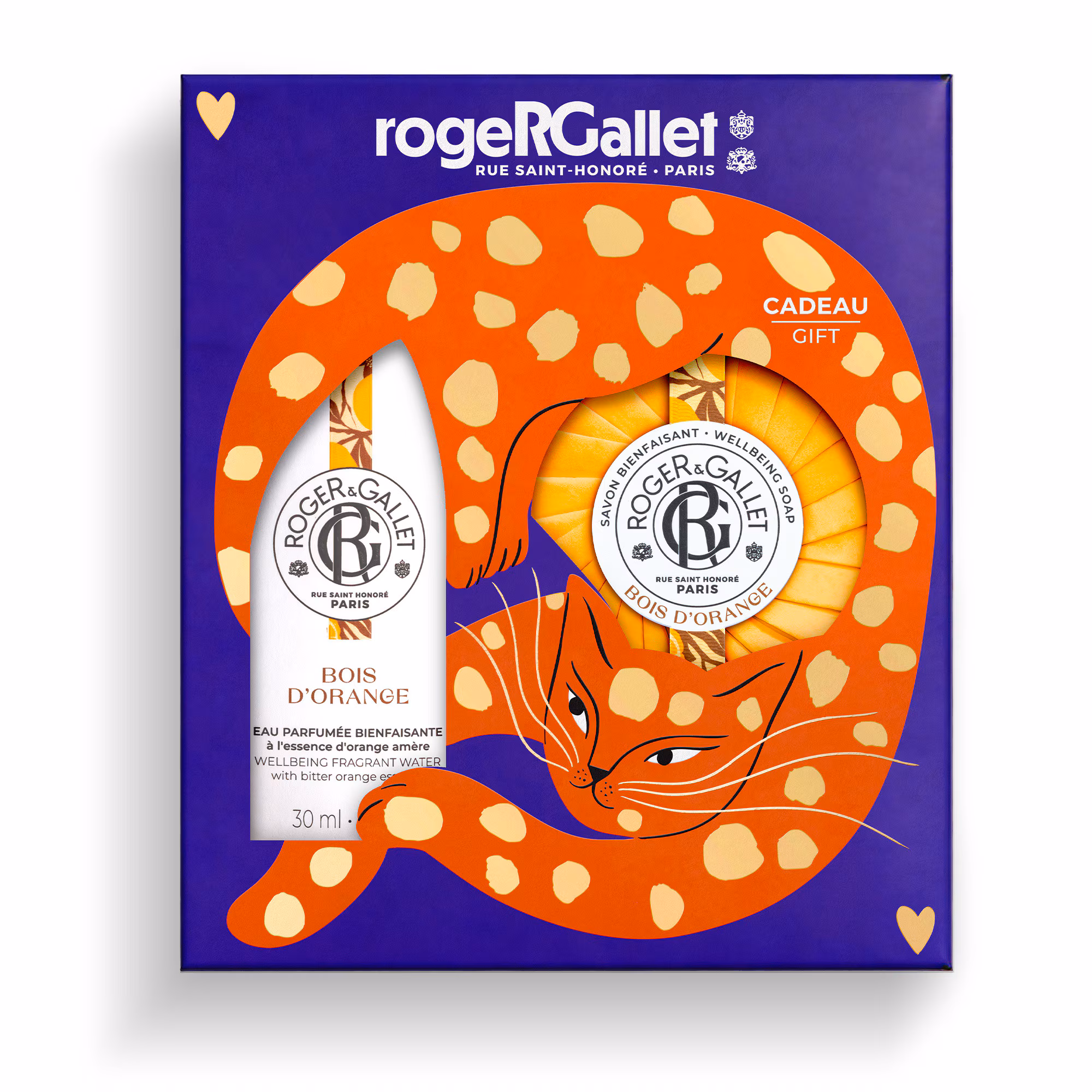 BOIS D'ORANGECoffret eau parfumée bienfaisante et savon