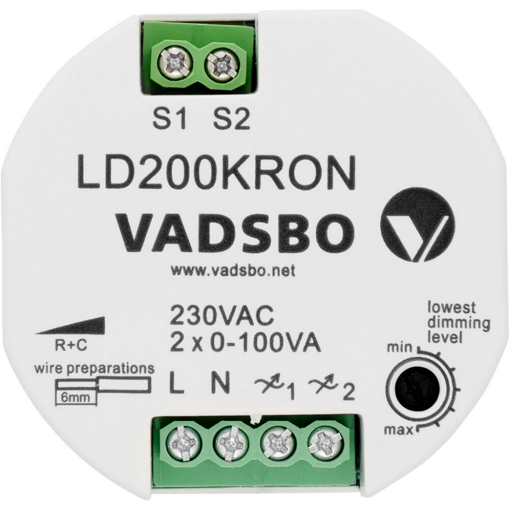 TRYKKDIMMER VADSBO LDN200KRON 0-150W