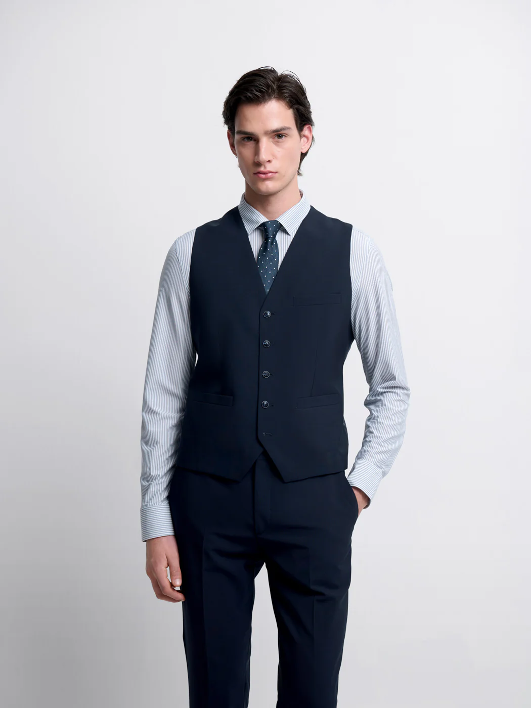 Gilet de costume en laine