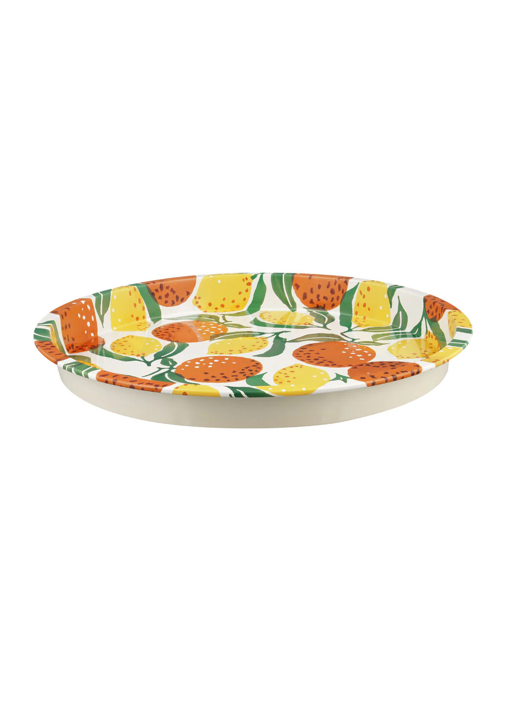 Oranges & Lemons Round Tin Tray