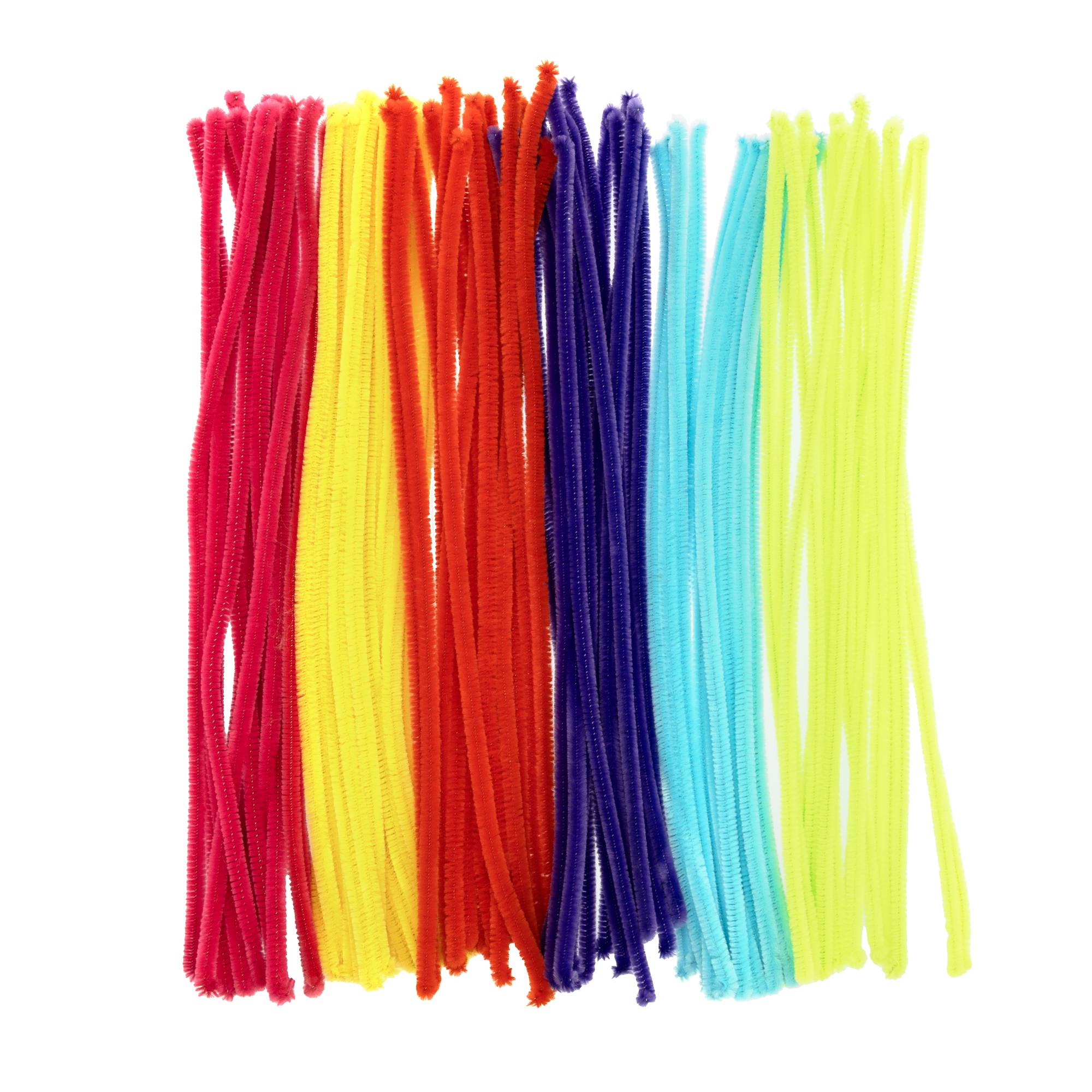 Neon Pipe Cleaners 100 Pack