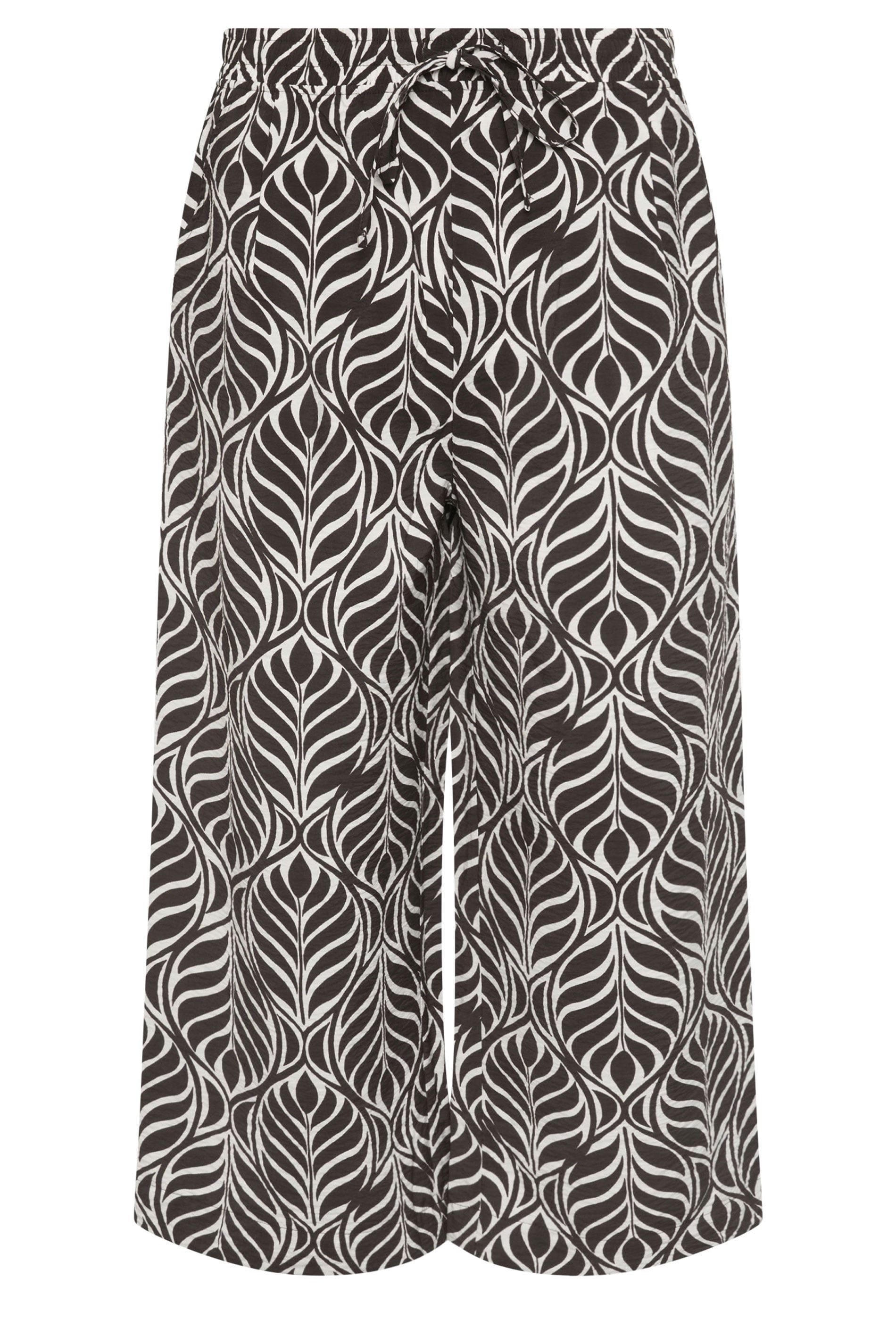 M&Co Printed Wide Led Culottes